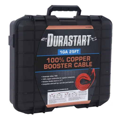 1GA 25FT Copper Jumper Cables