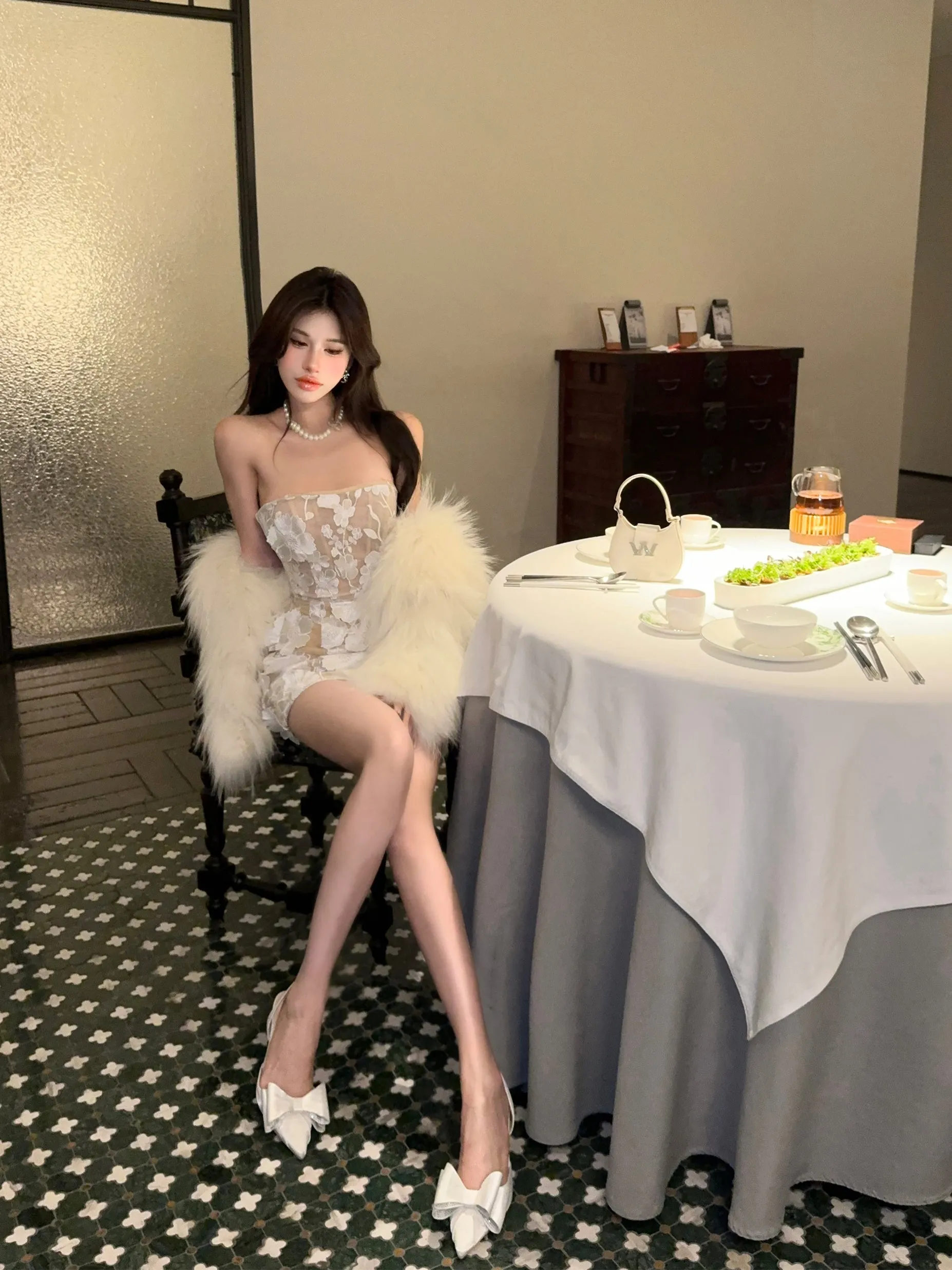 【24s Nov.】Elegant Designer Midi Dress
