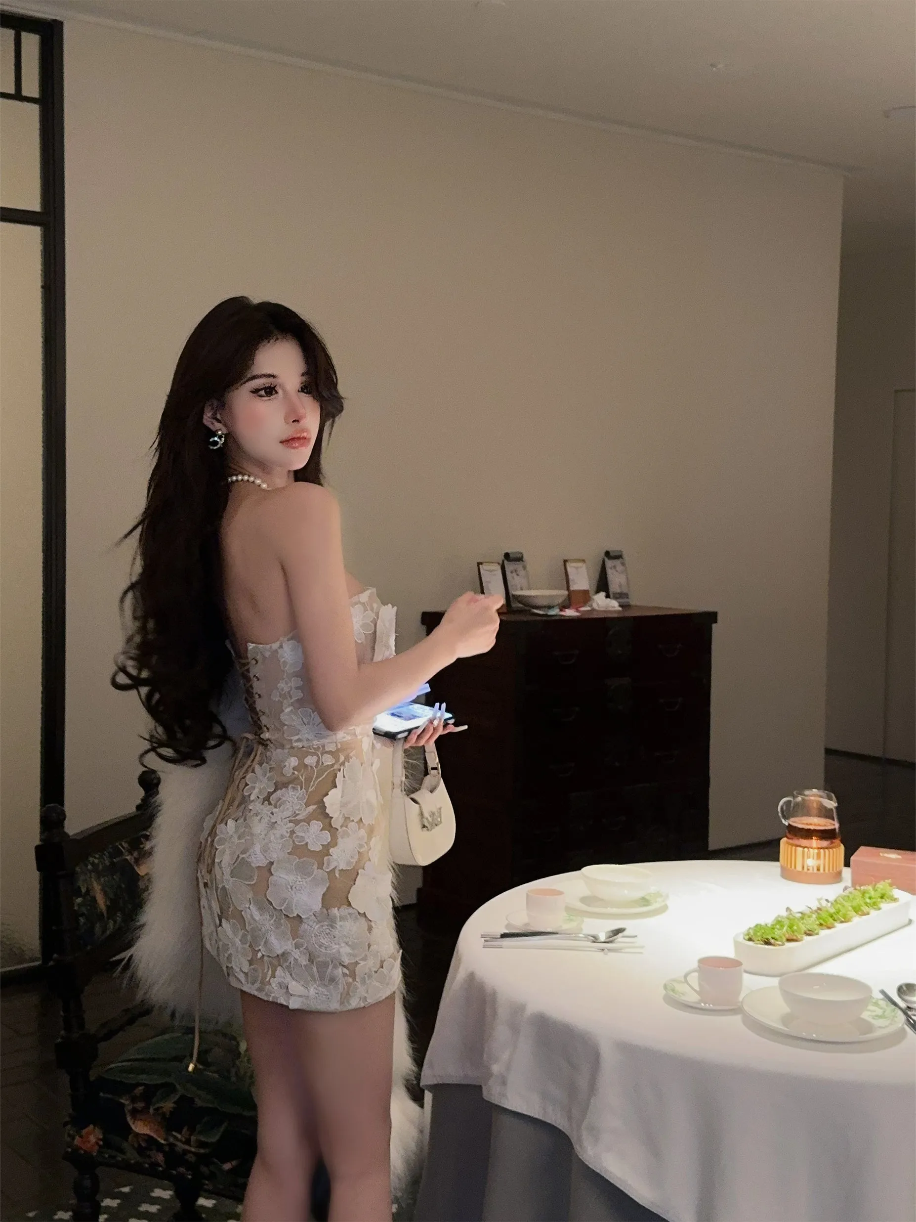 【24s Nov.】Elegant Designer Midi Dress