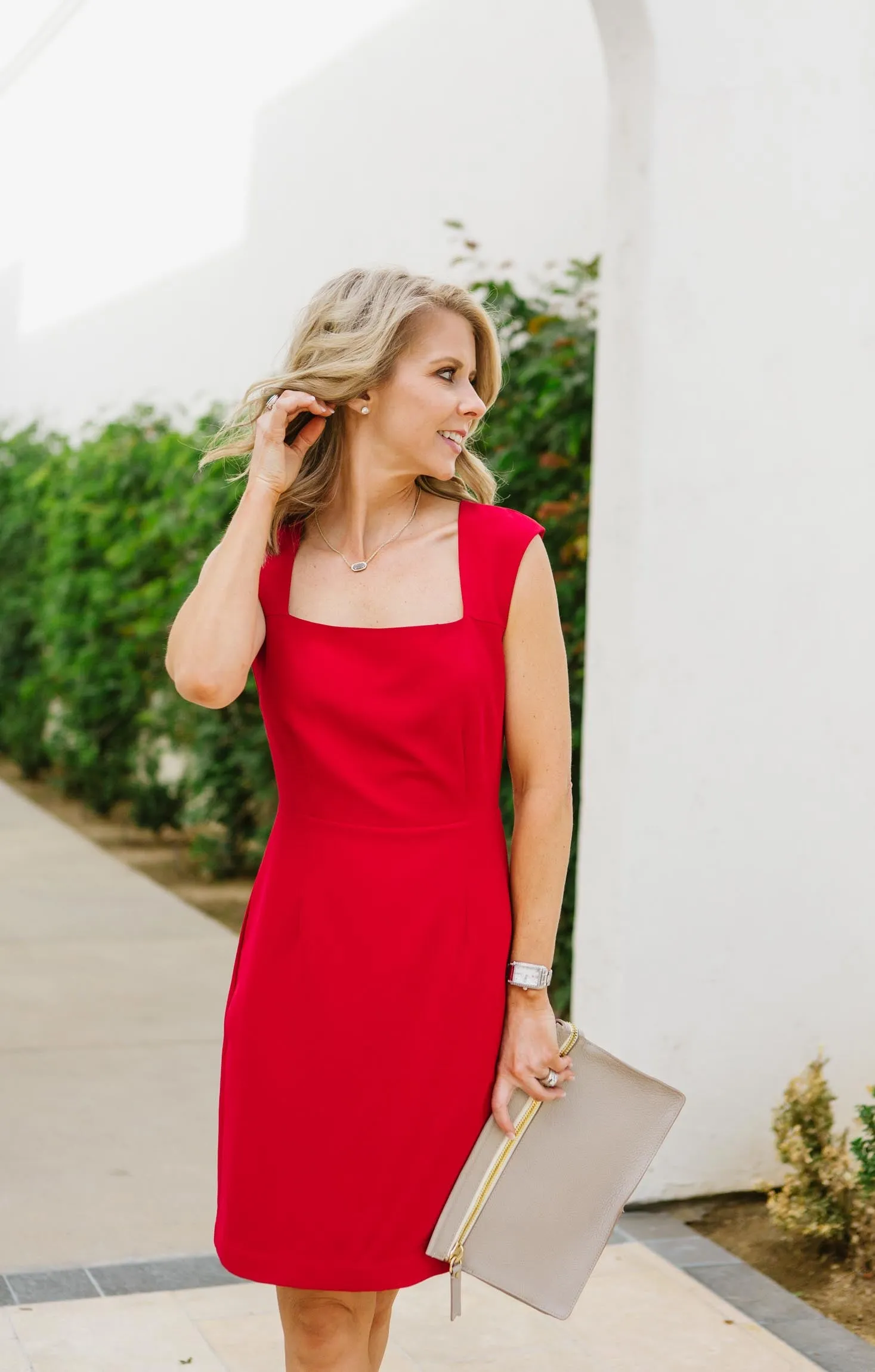 Angie Square Neck Dress FINAL SALE