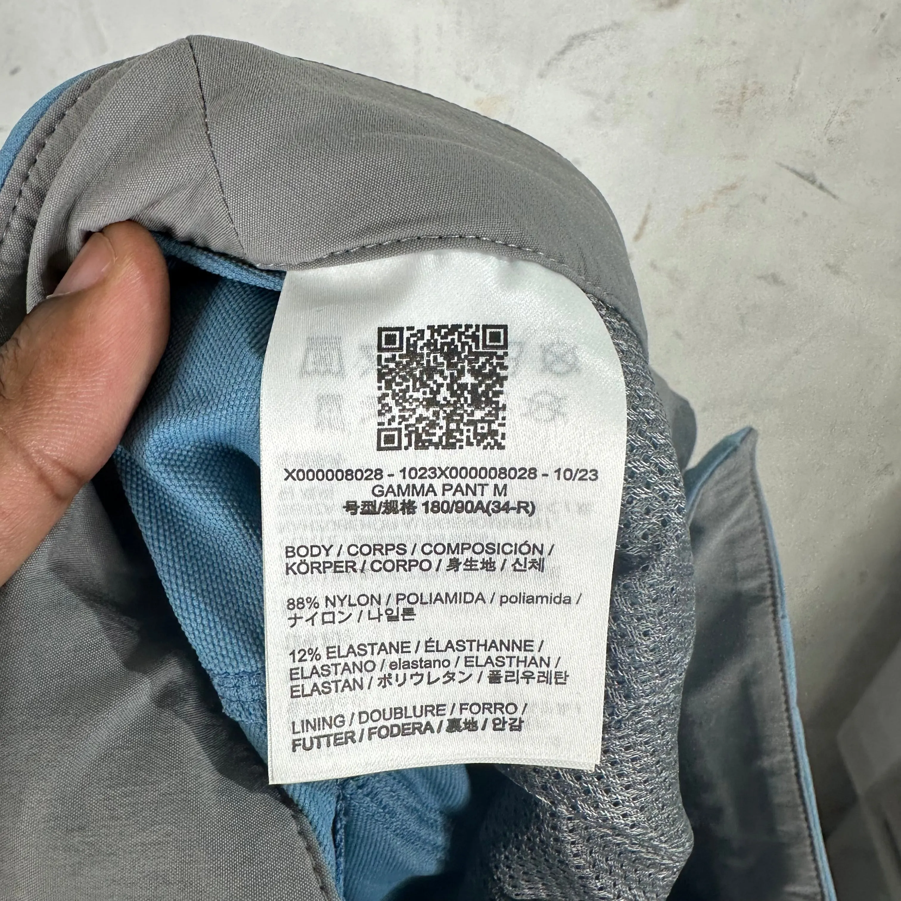 Arcteryx Stone Wash Gamma Pants