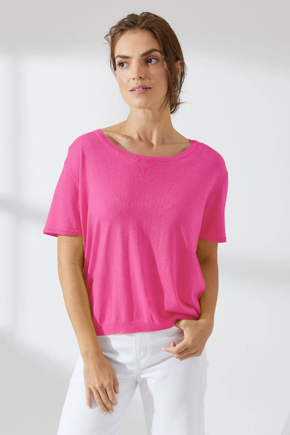 Athena Scoop Tee - Last Chance