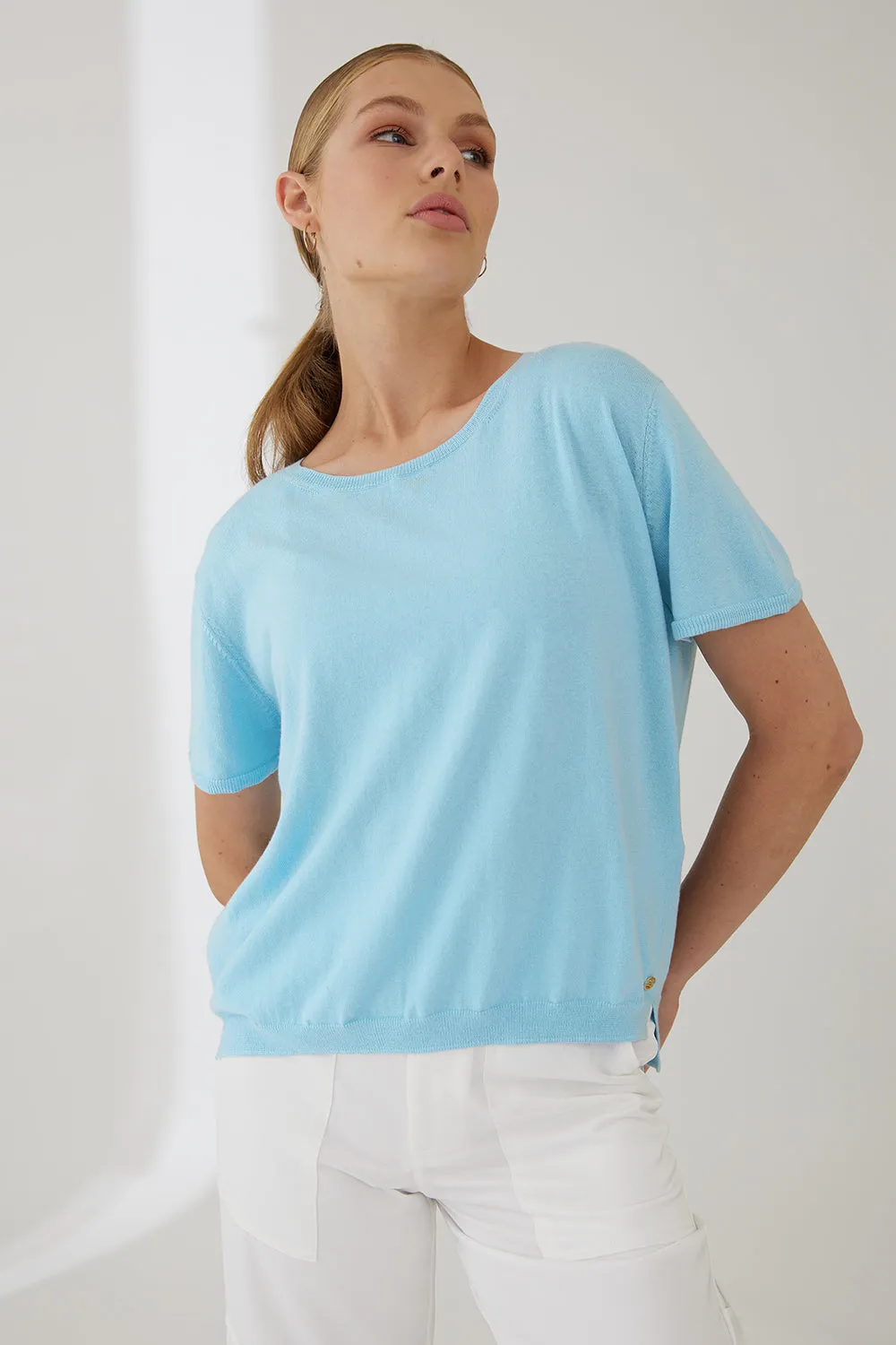 Athena Scoop Tee - Last Chance