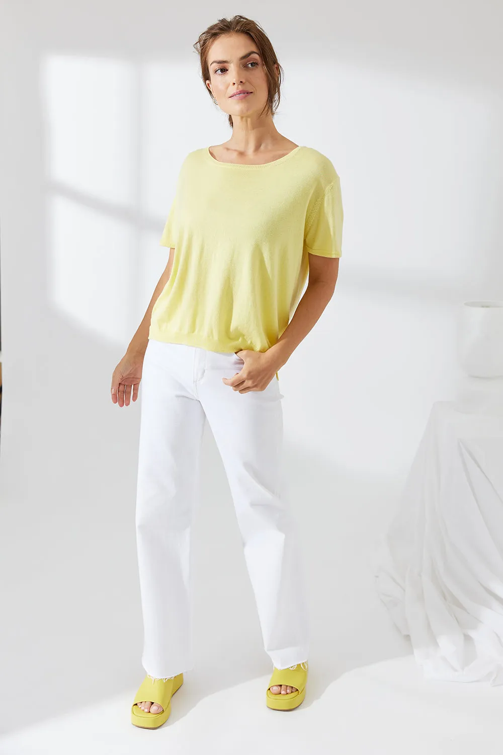Athena Scoop Tee - Last Chance