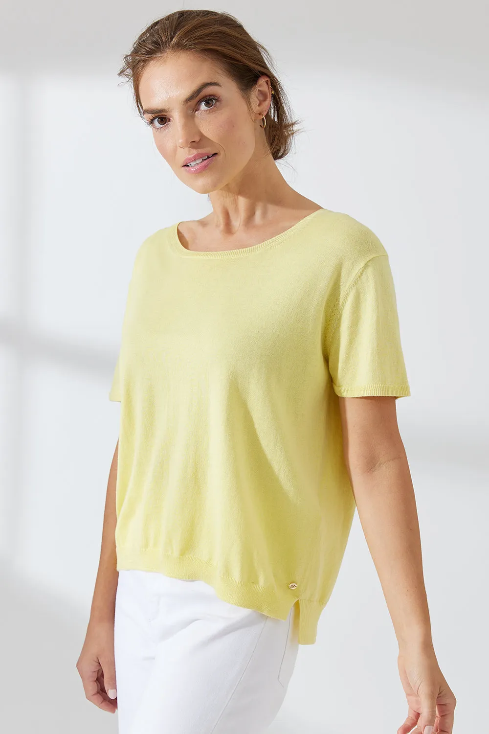 Athena Scoop Tee - Last Chance