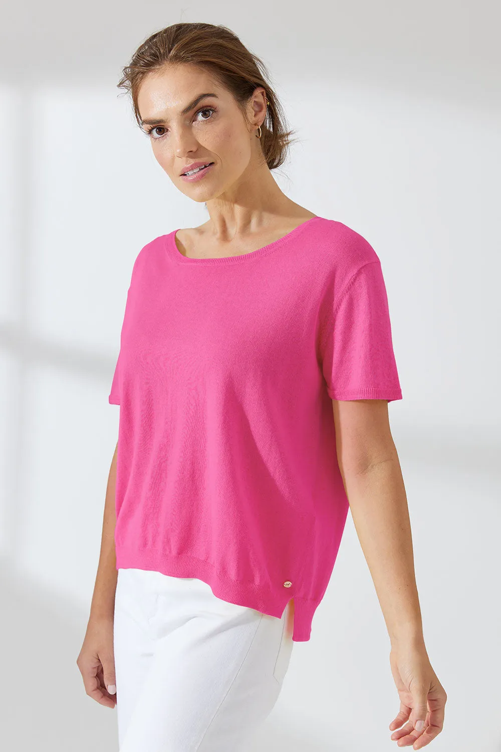Athena Scoop Tee - Last Chance