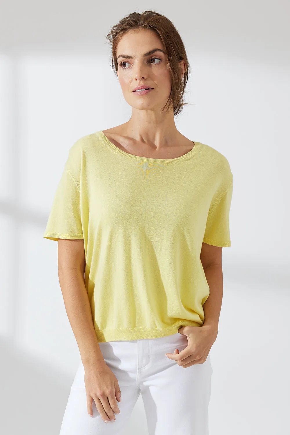 Athena Scoop Tee - Last Chance