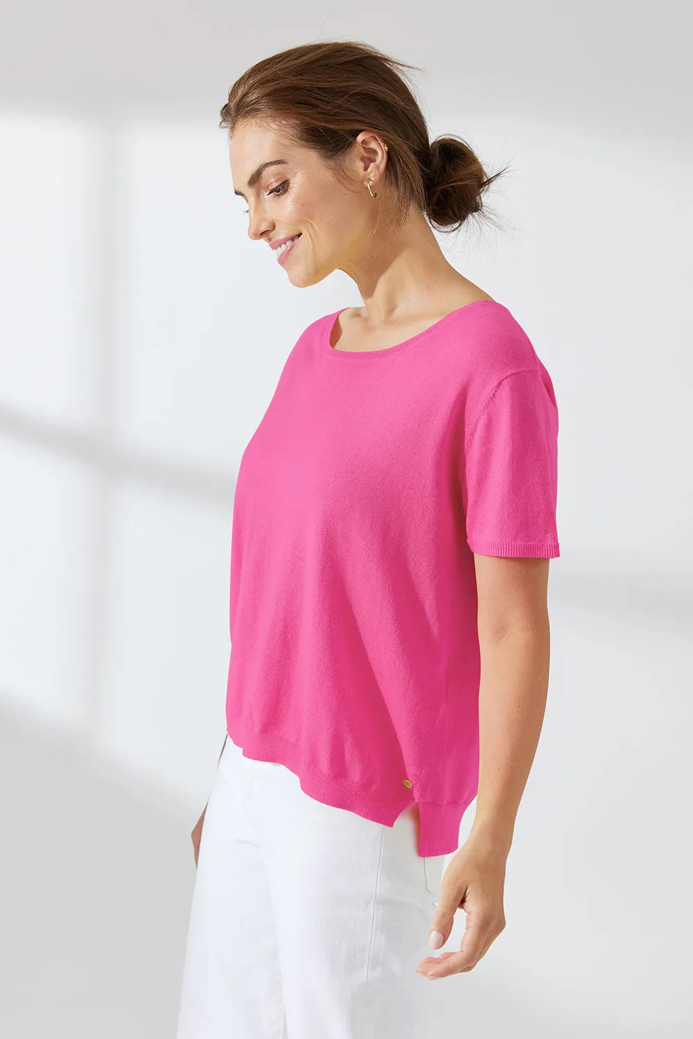 Athena Scoop Tee - Last Chance