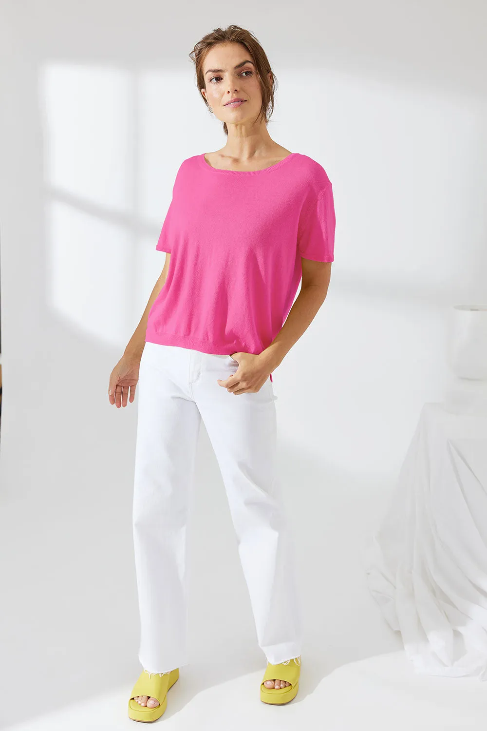 Athena Scoop Tee - Last Chance