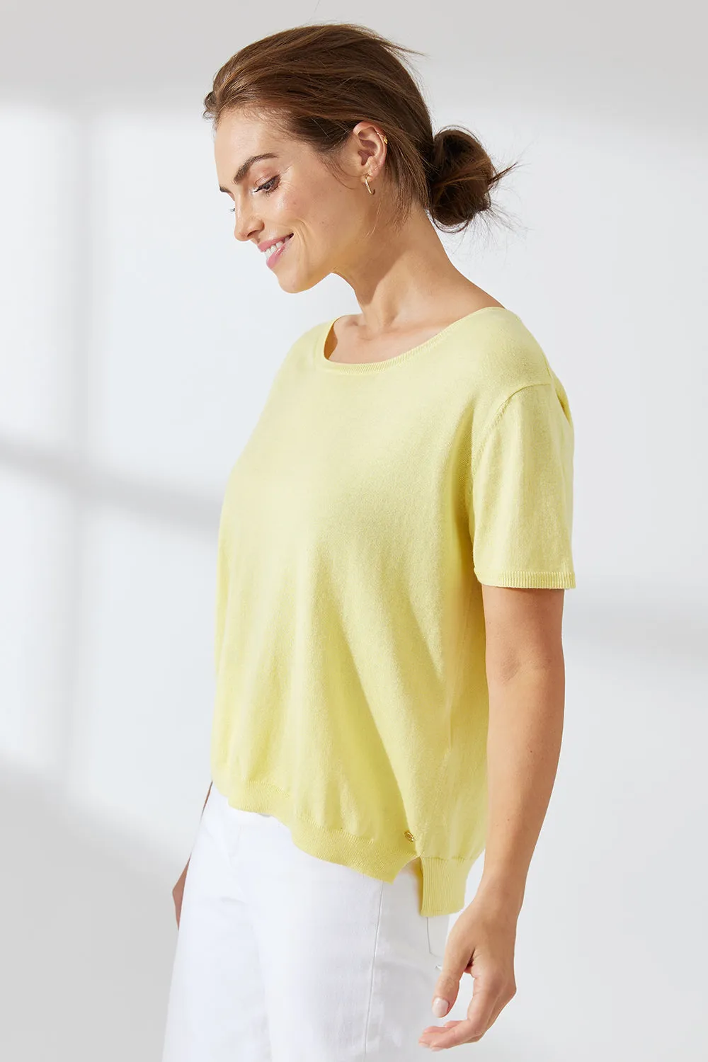 Athena Scoop Tee - Last Chance