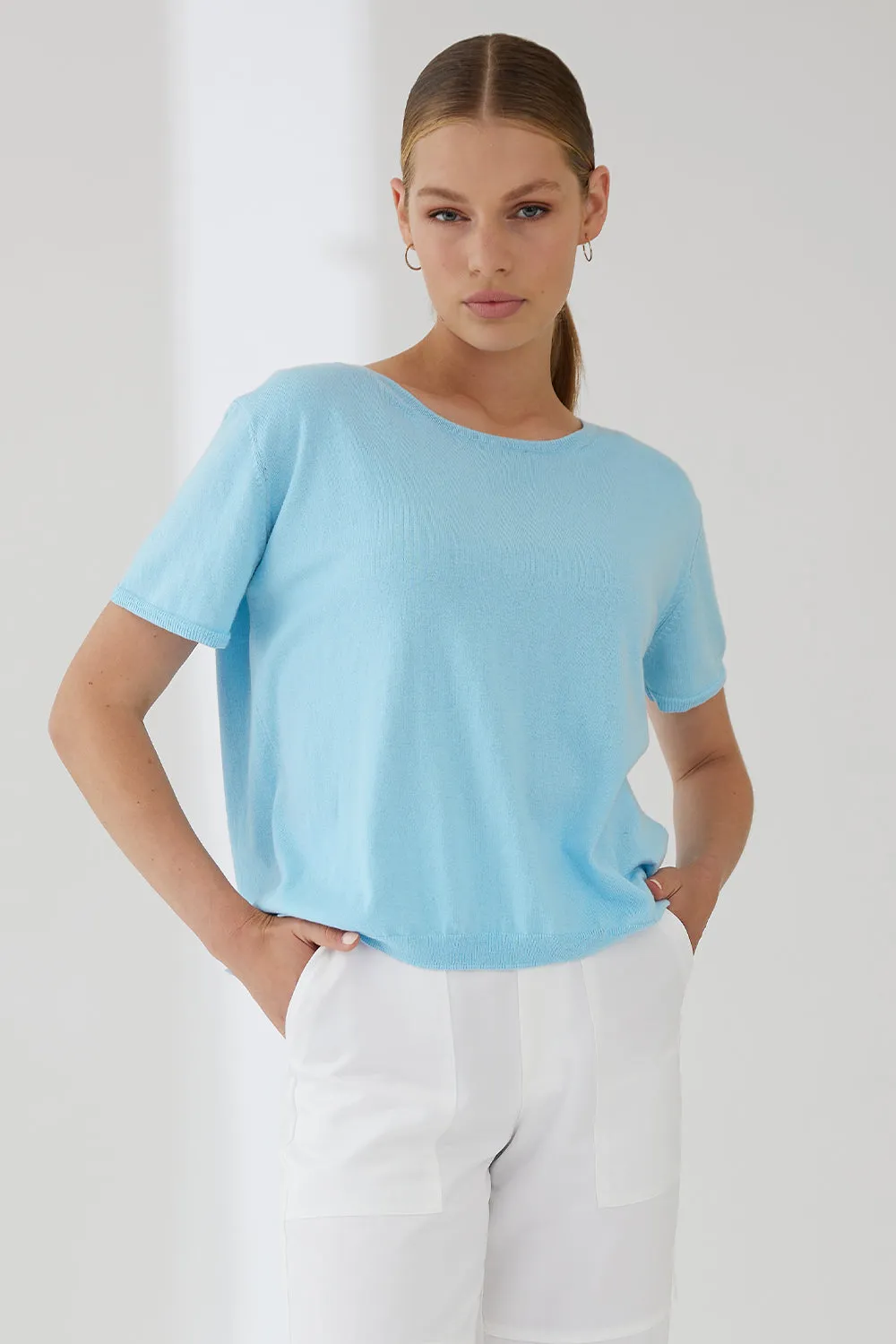 Athena Scoop Tee - Last Chance