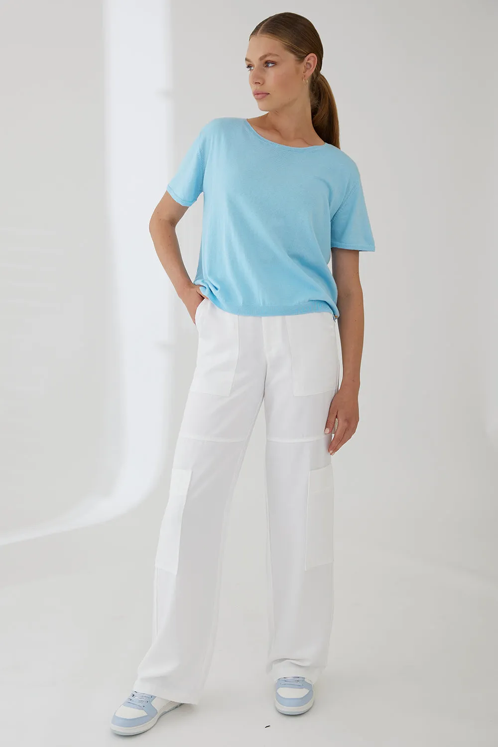 Athena Scoop Tee - Last Chance