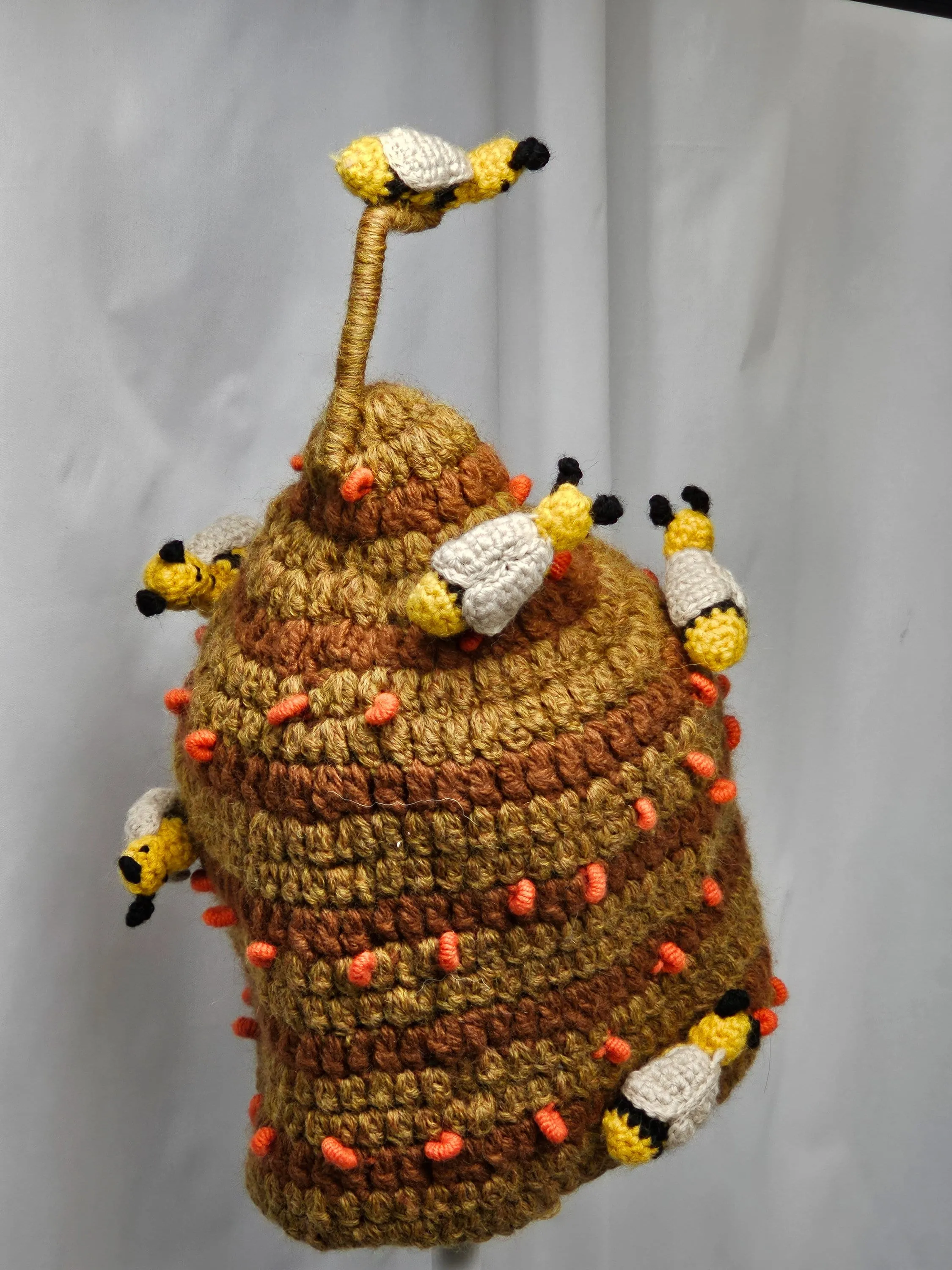 Beehive Knit Novelty Crazy Ski Snowboard Hat Adult Unisex Unique Gift