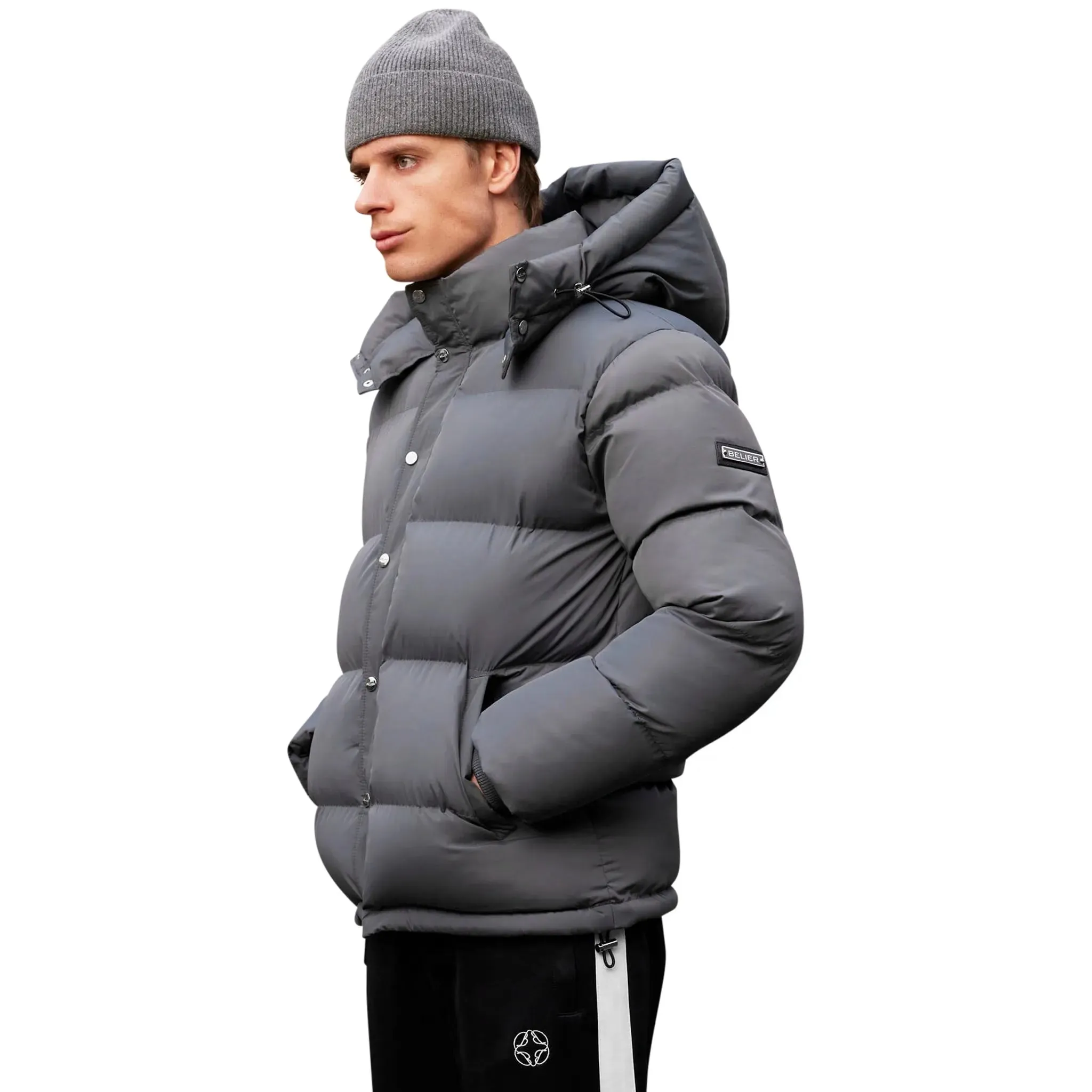 Belier Charcoal Puffer Jacket