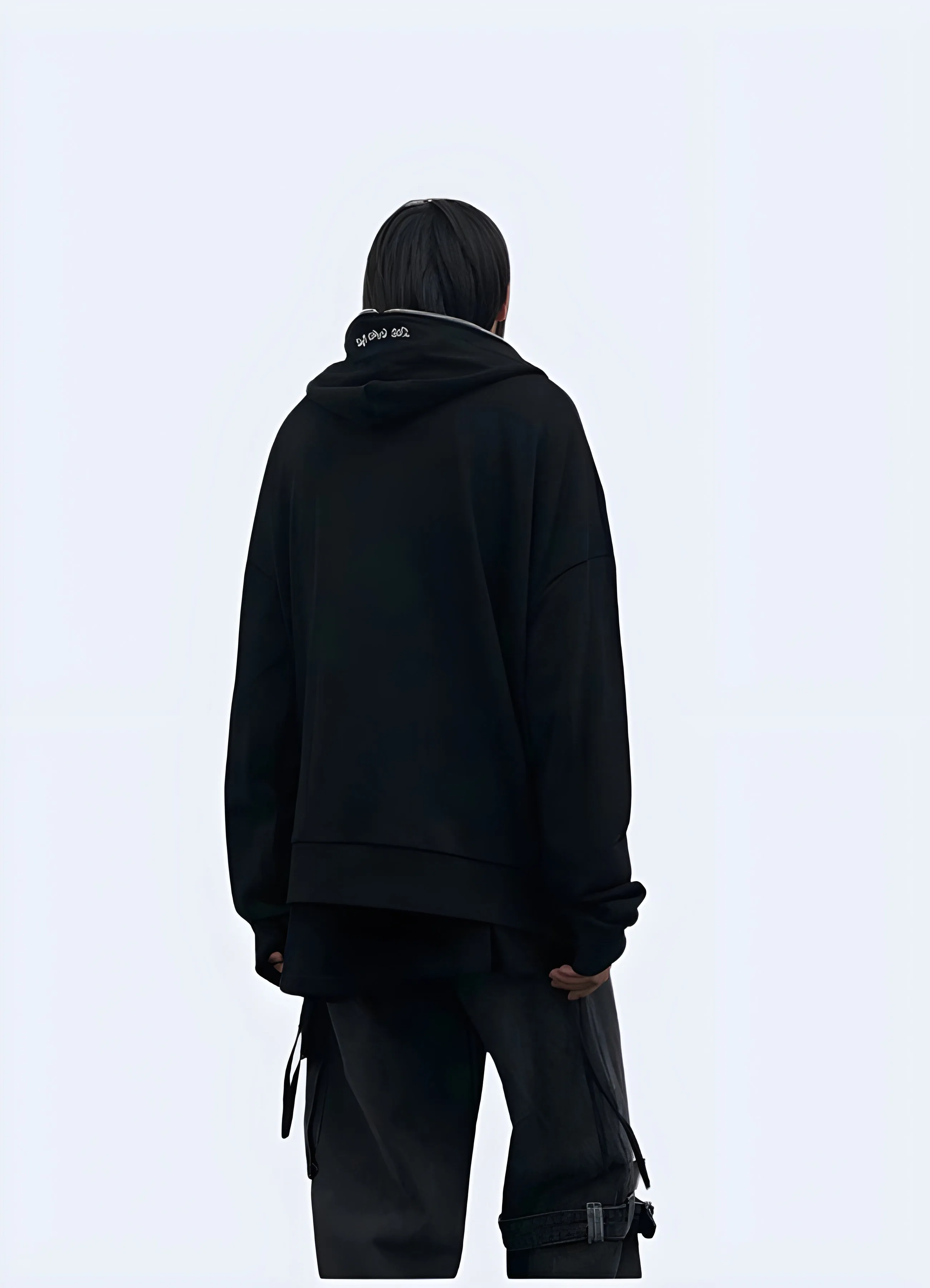 Black Grunge Hoodie