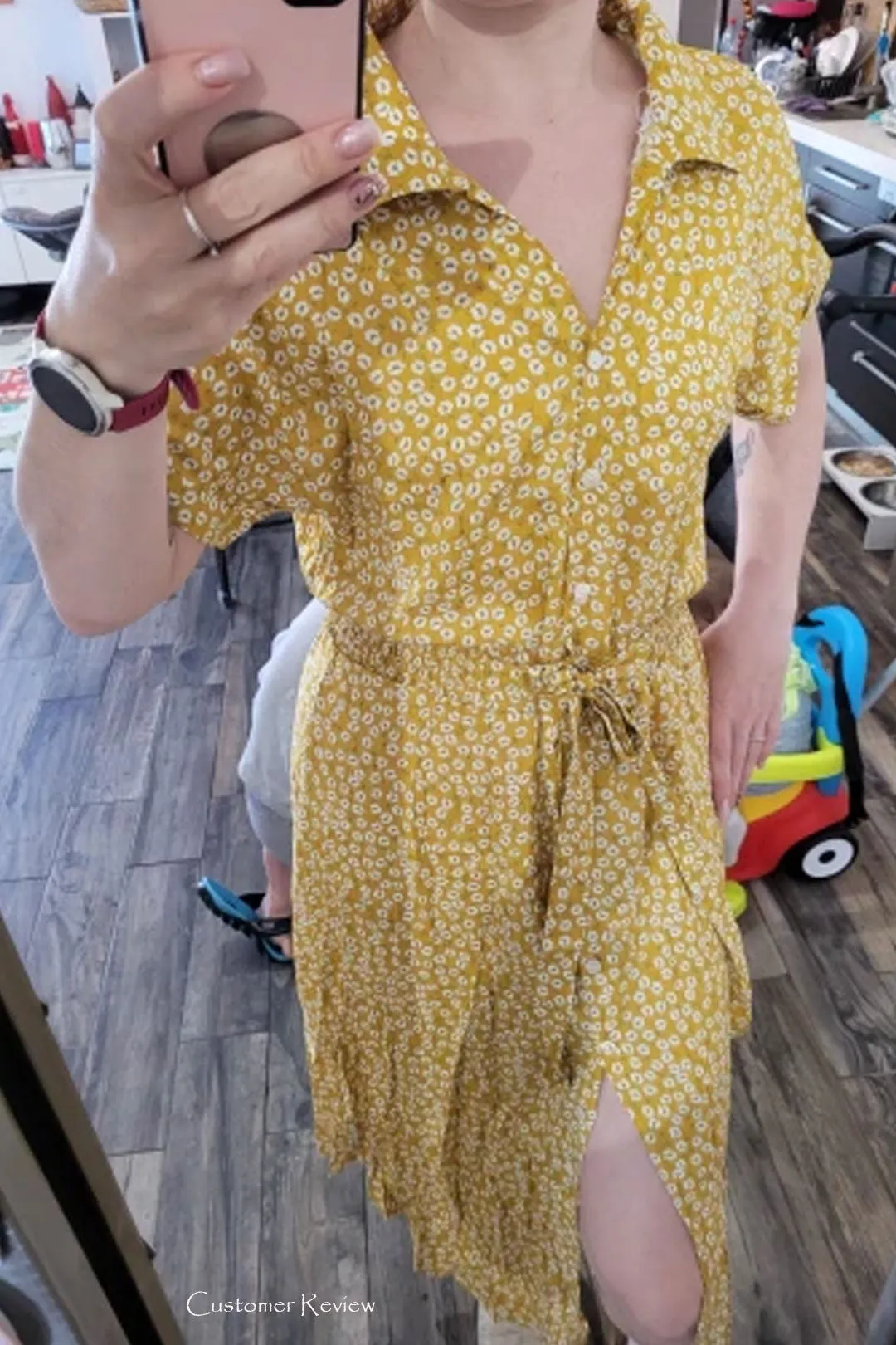Boho Midi Dress, Layla in Blue