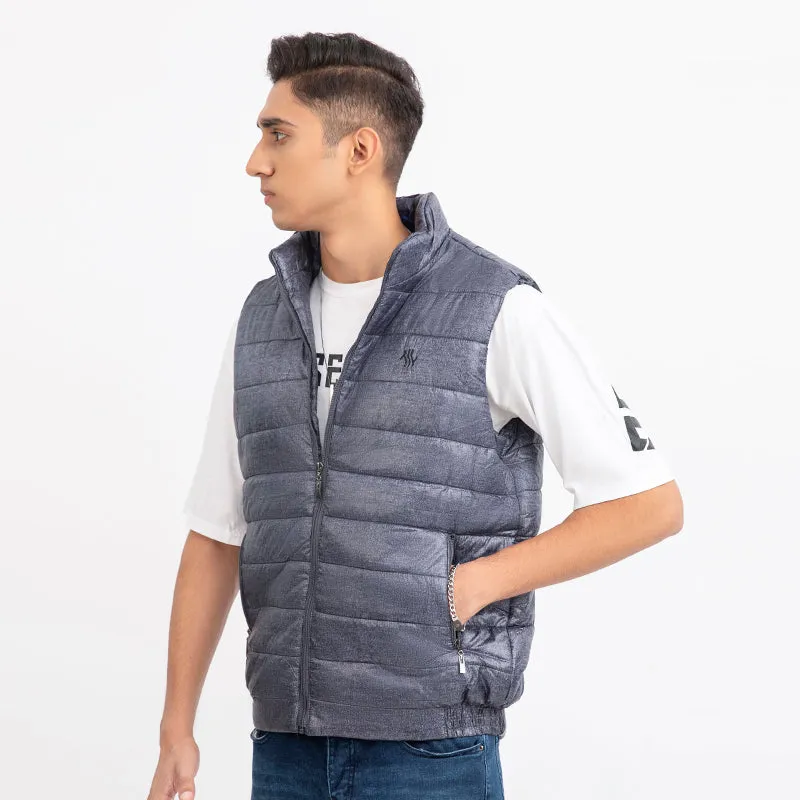 Bomber Jacket-Steel Gray