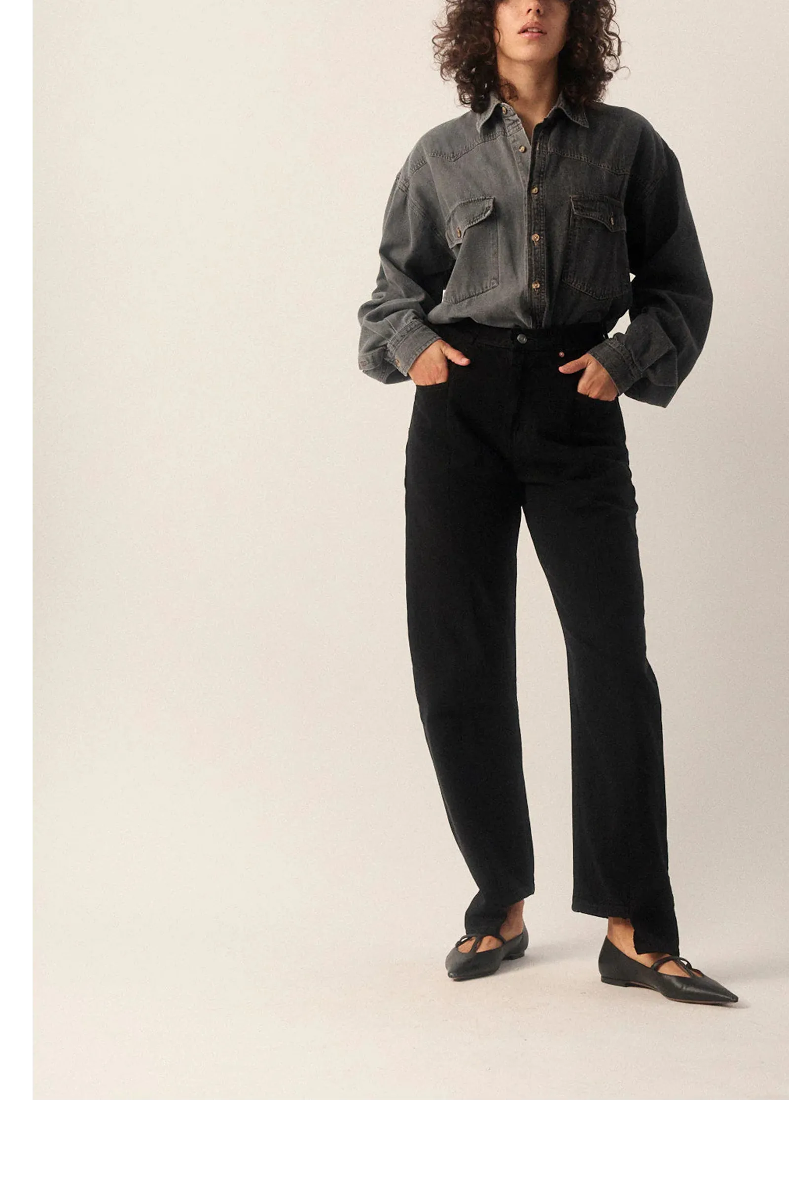 Boyfriend Jean Black