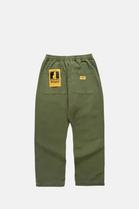 Canvas Chef Pants Olive