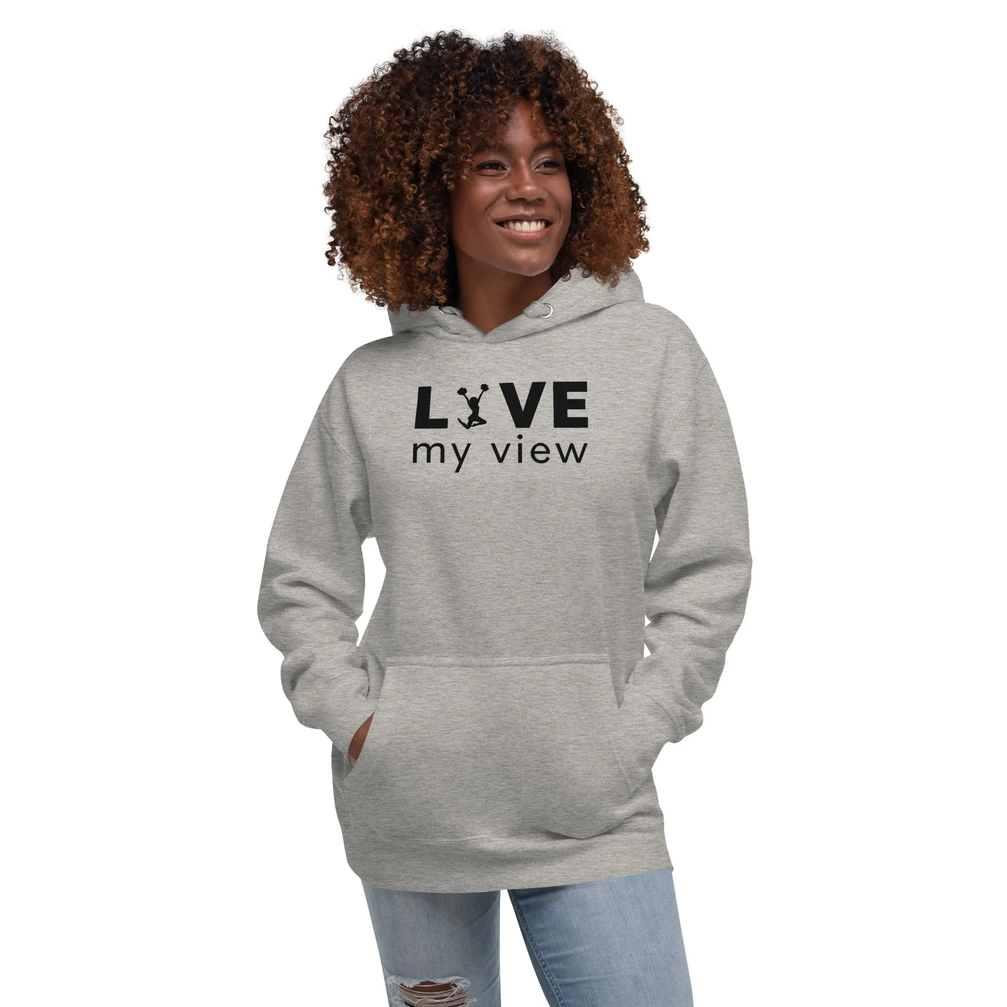 Cheer Hoodie (black lettering)