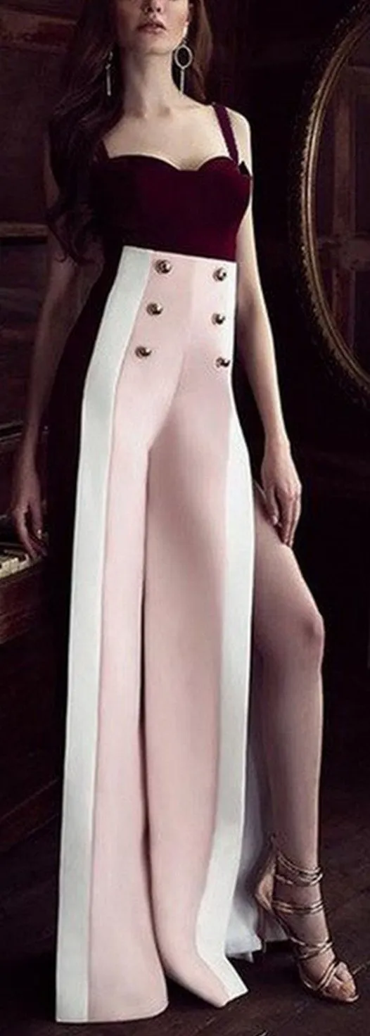 Color-Block Jumpsuit