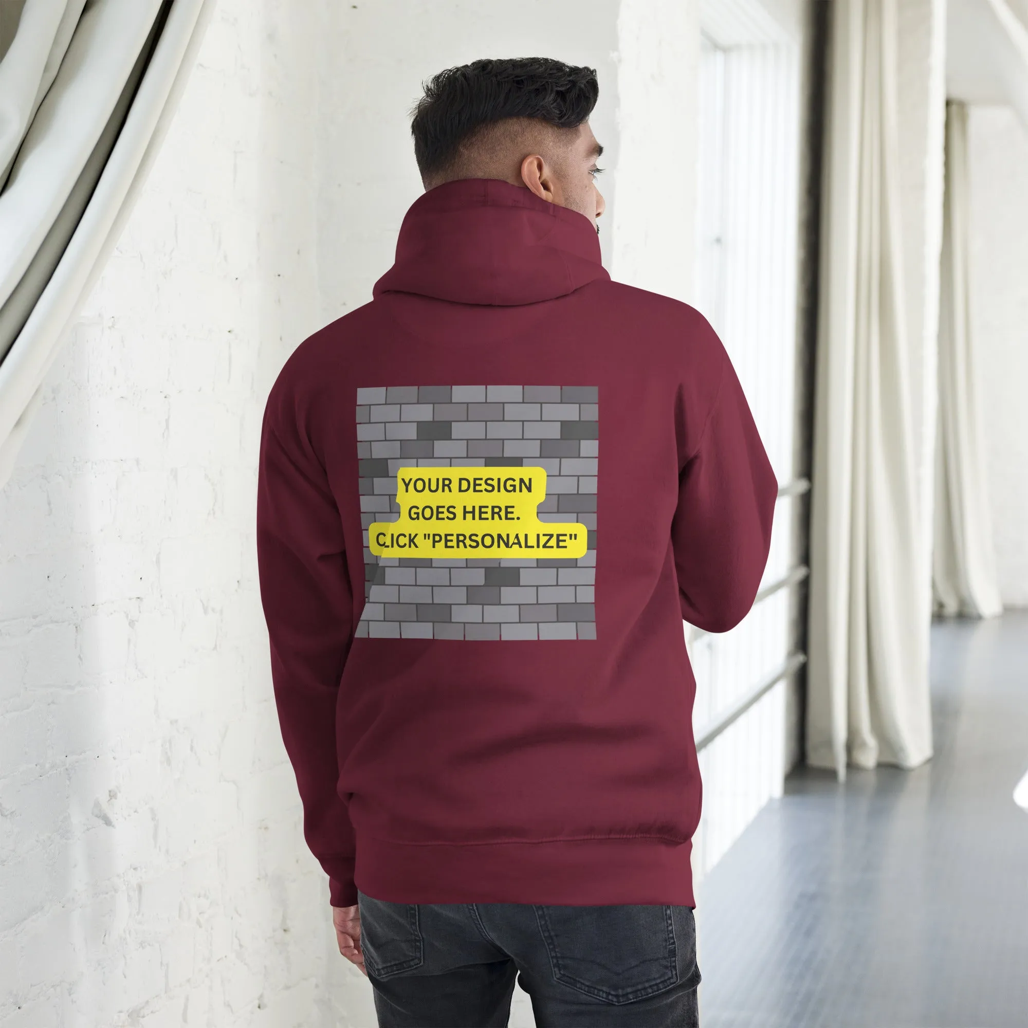 Customize a Hoodie using Your Design!