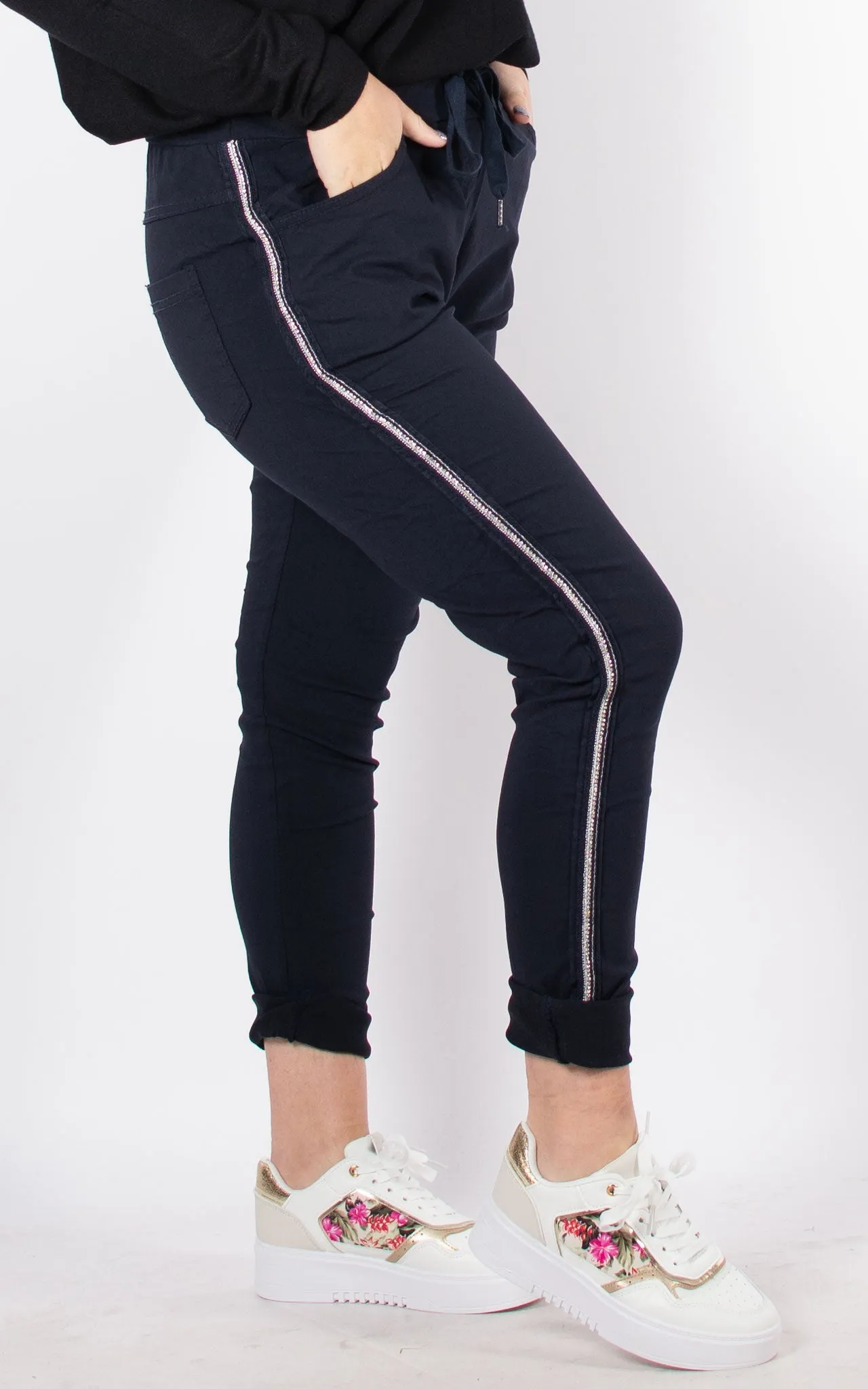 Diamante Magic Jogger | Navy