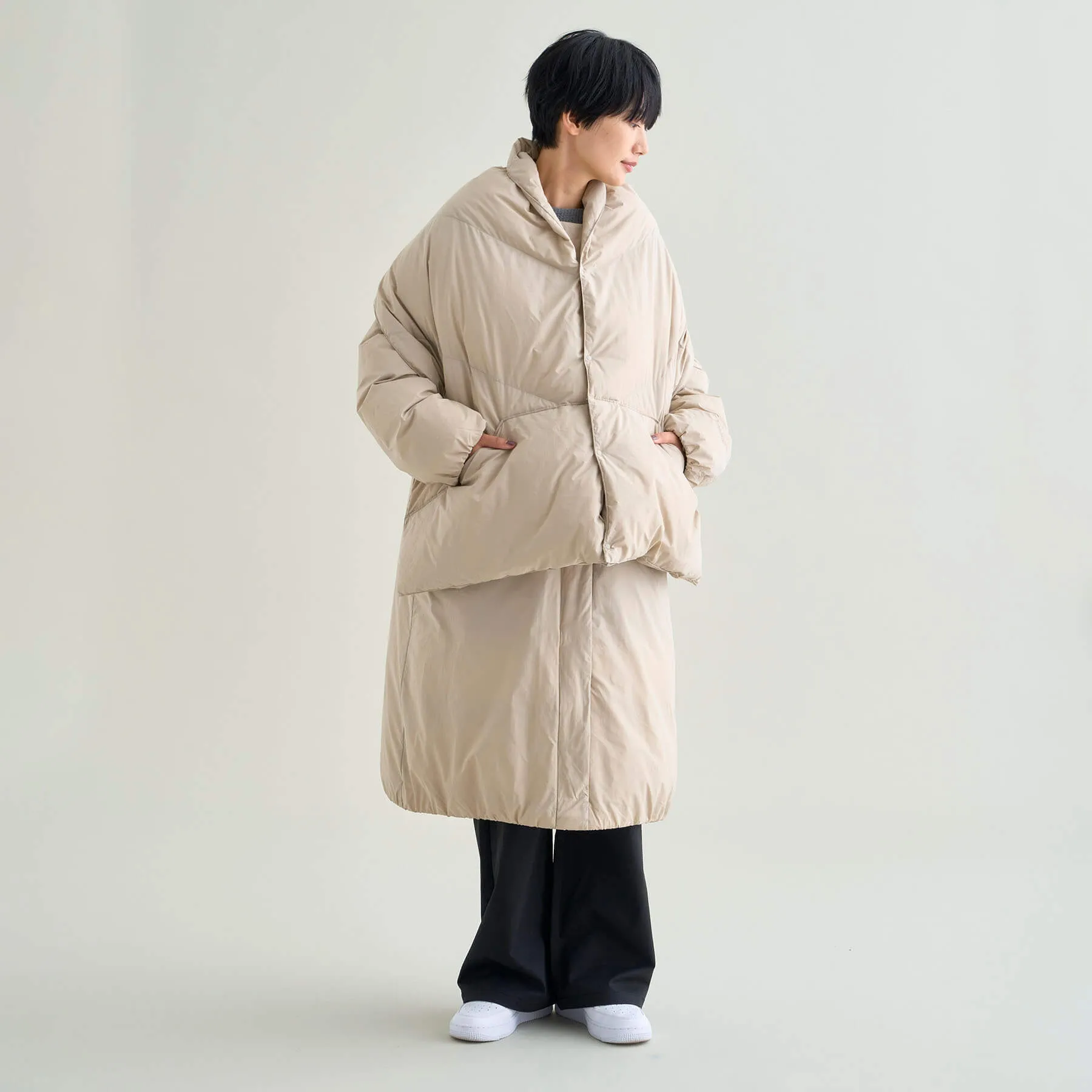 DOWN PONCHO MUFFLER(WOMEN)