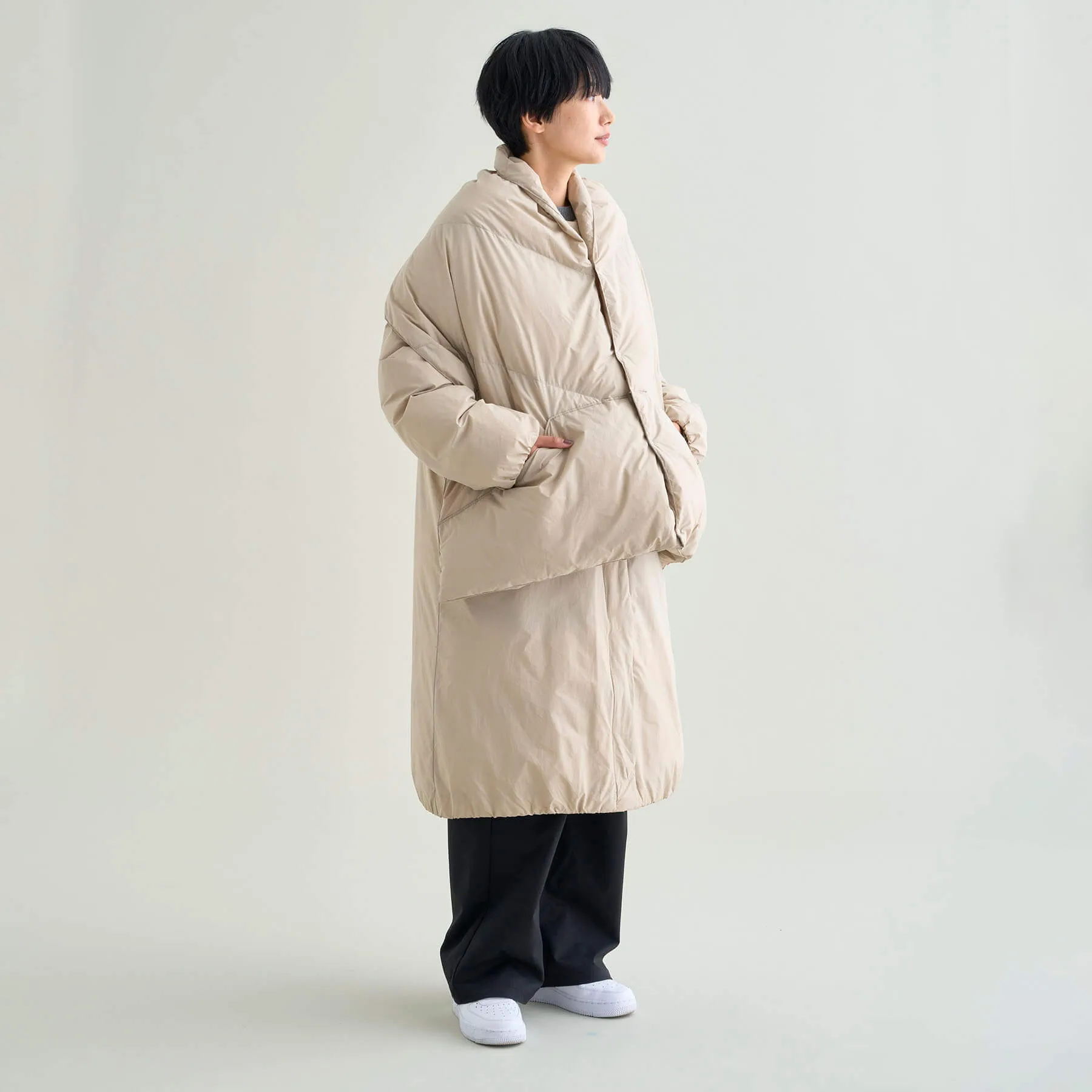 DOWN PONCHO MUFFLER(WOMEN)