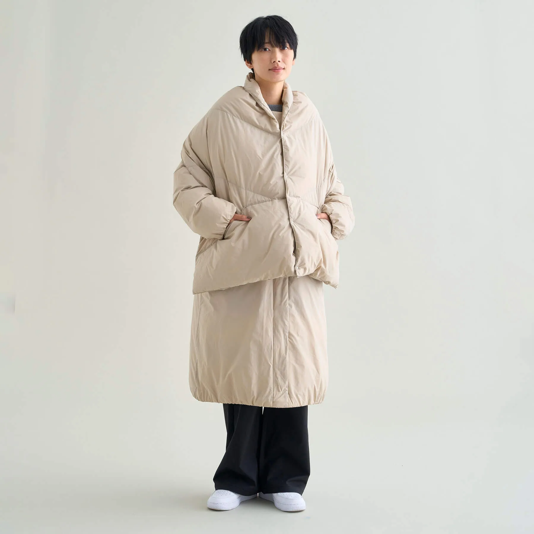 DOWN PONCHO MUFFLER(WOMEN)
