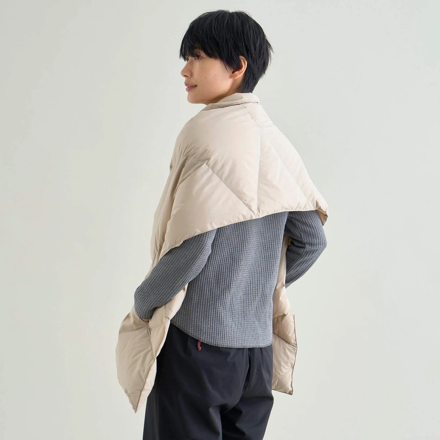 DOWN PONCHO MUFFLER(WOMEN)