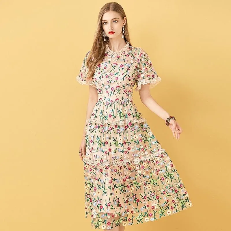Dream Floral Lace Dress
