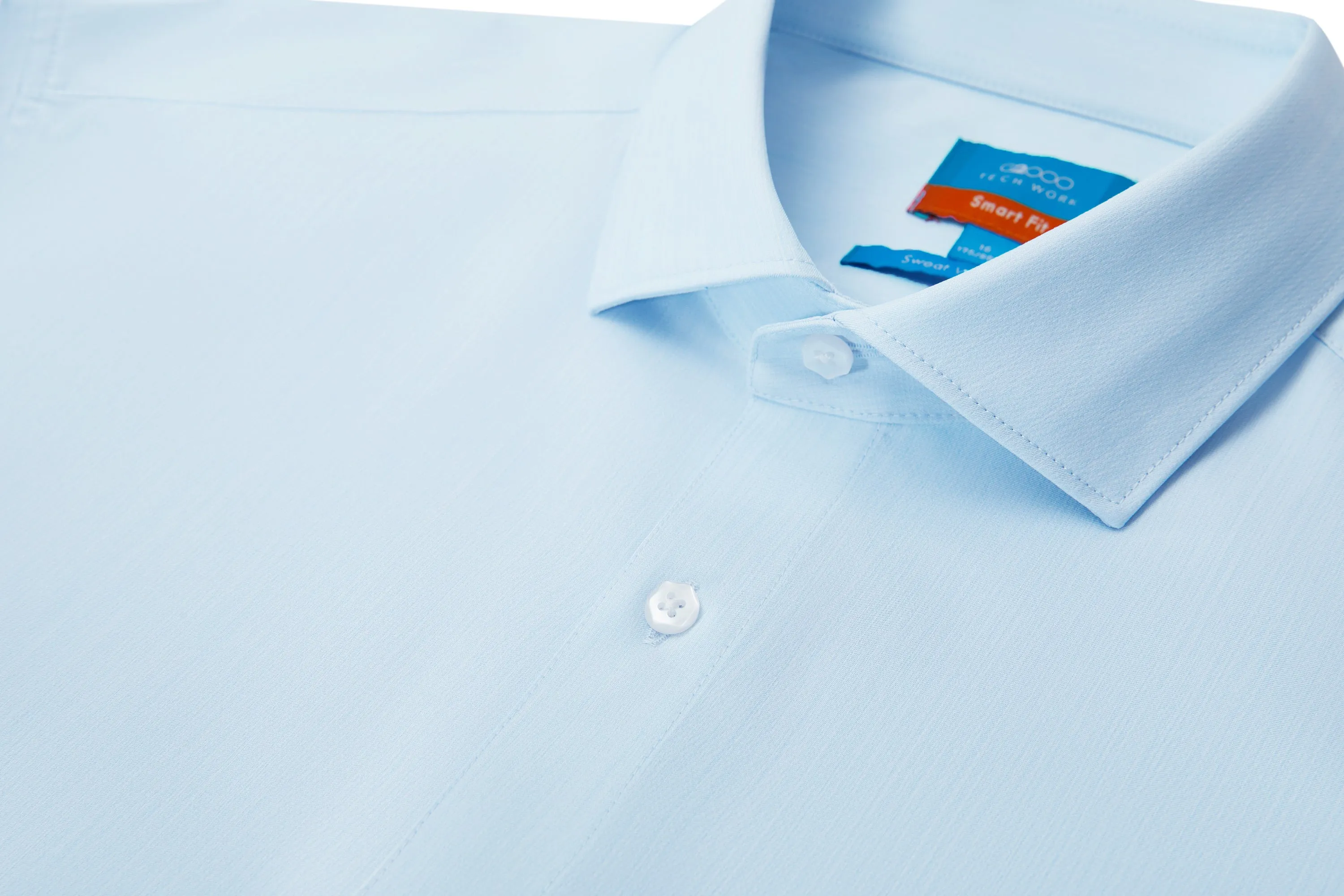 Dry Sweat-Wicking  Polyester Poplin 
Dress Shirt