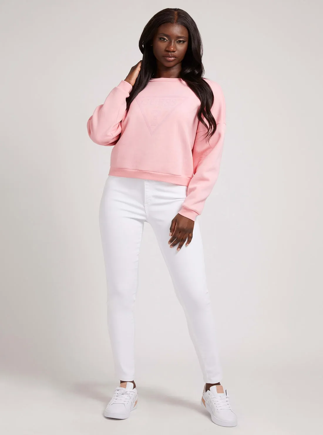 Eco Pink Juliane Logo Jumper