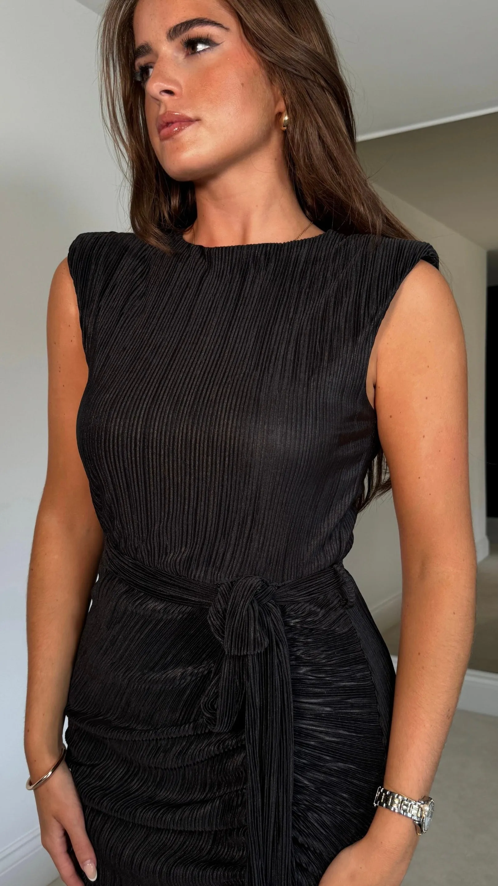 Elena Black Dress