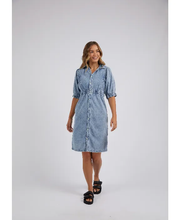 Foxwood Vivian Dress - Washed Blue