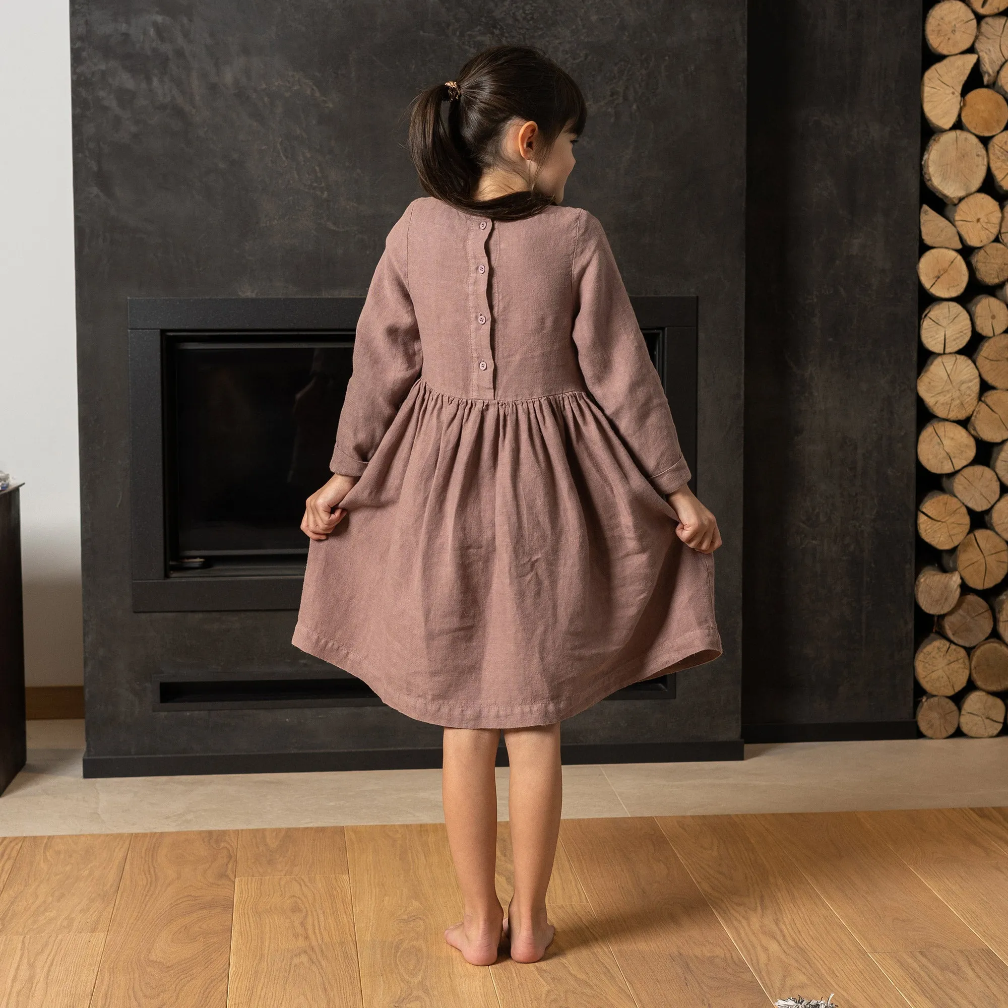 Girls' Linen Dress Lucy