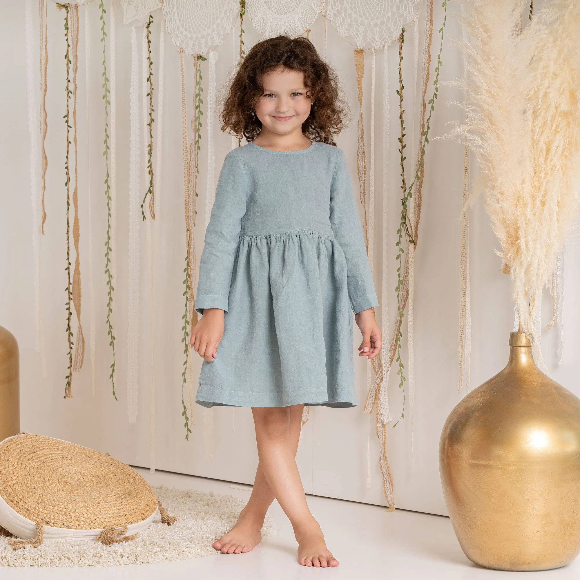Girls' Linen Dress Lucy