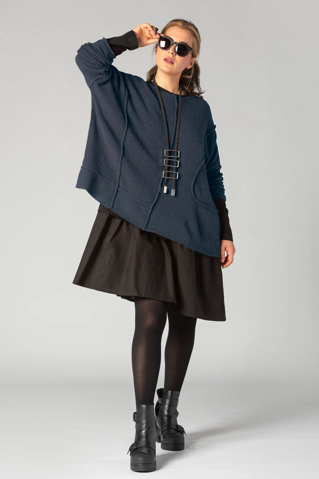 GRIZAS Cecilia Sweater in Blue