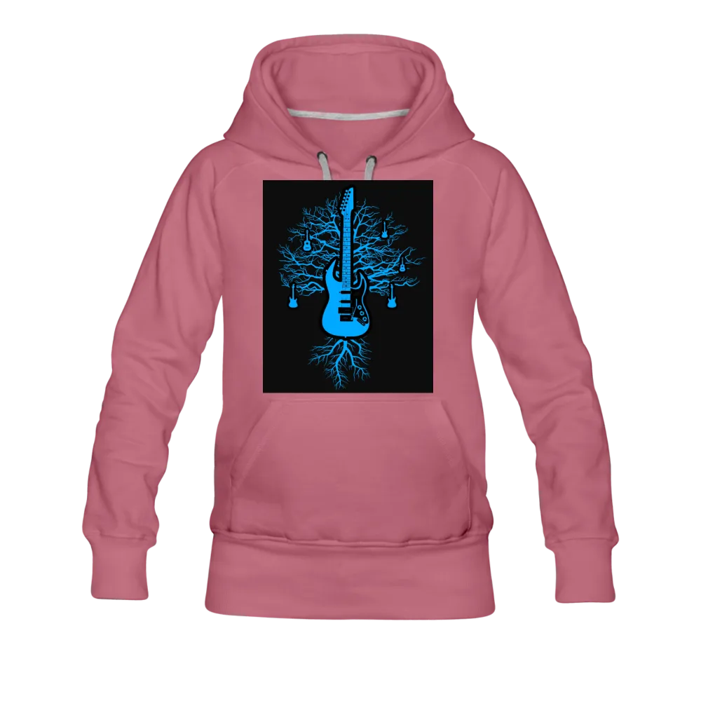 Guitar Tree of Life Women’s Premium Hoodie