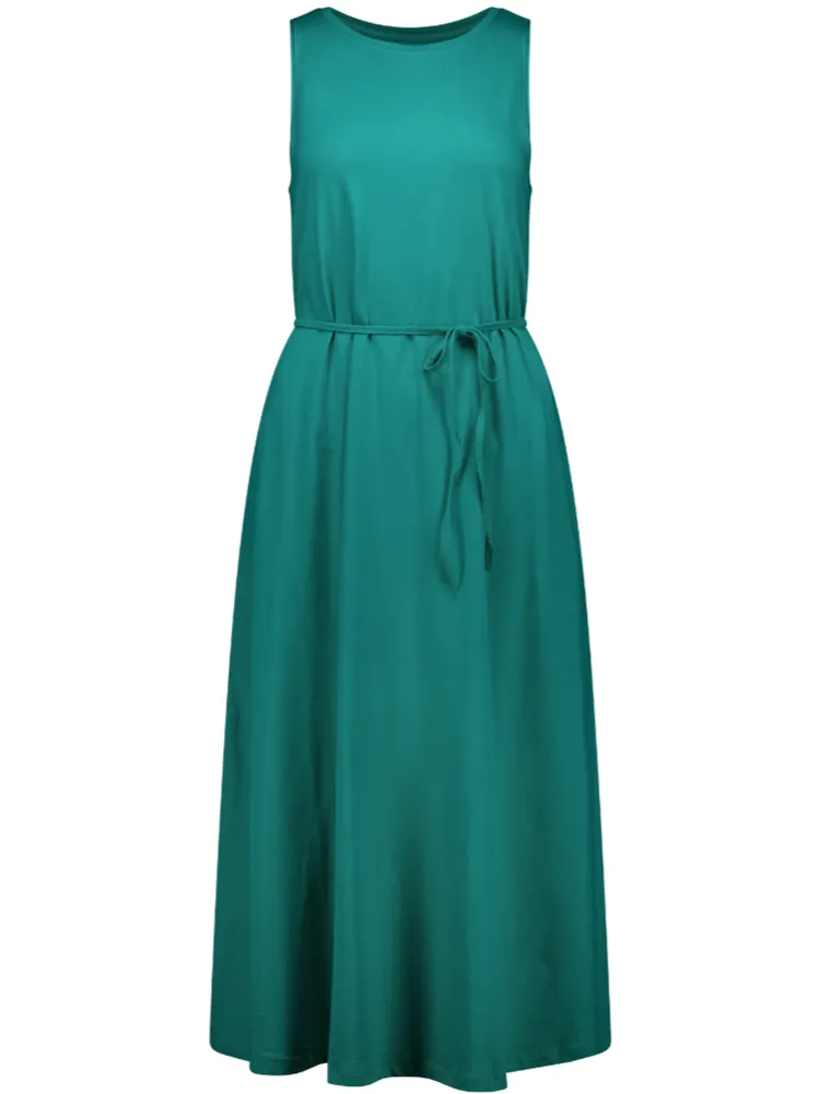 Gussie Tank Dress in Dynasty Green