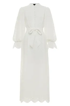 Hanan Lace Maxi - White