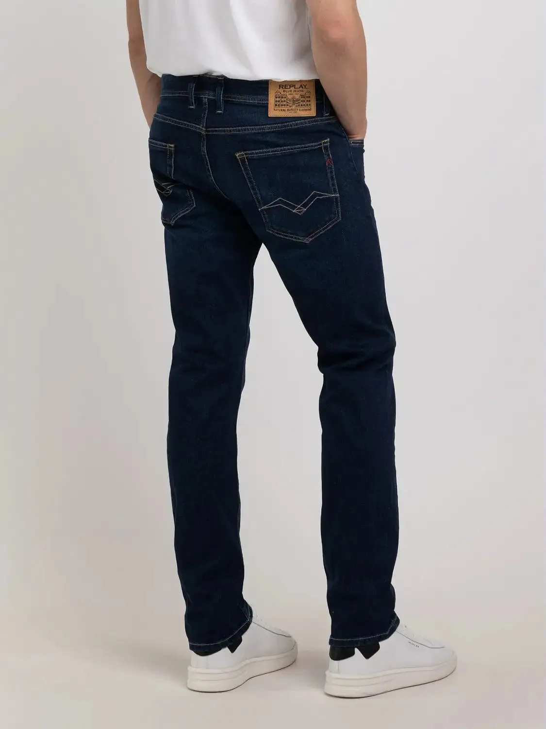 ID24215-Replay Grover Dark Wash Jean