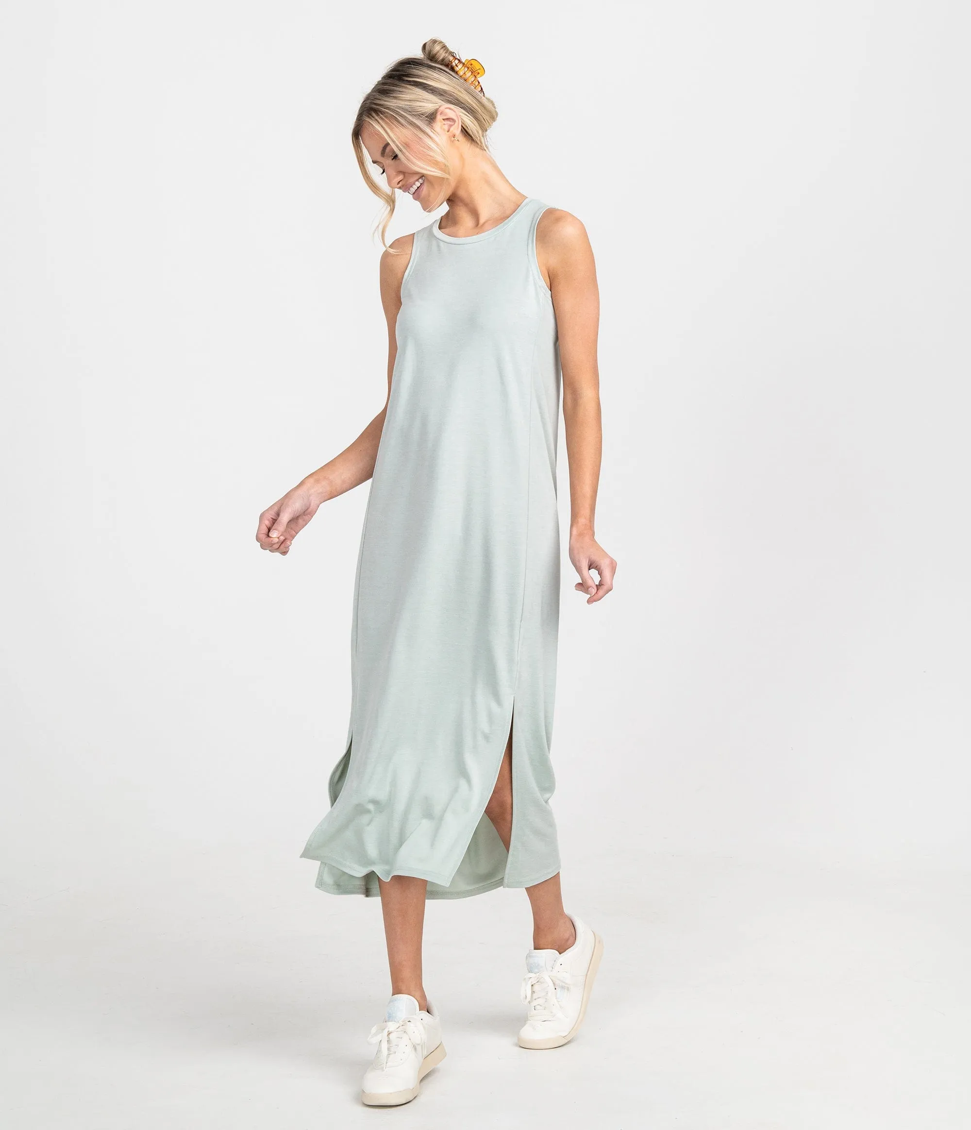 In The Midi Modal Dress - Rainwash