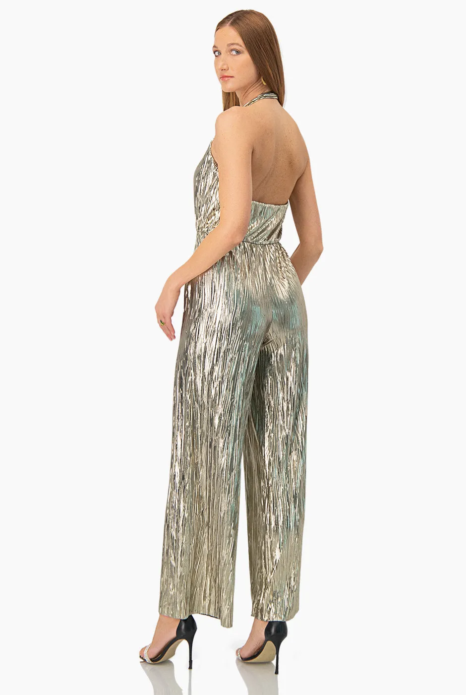 Jumpsuit sin mangas y espalda descubierta