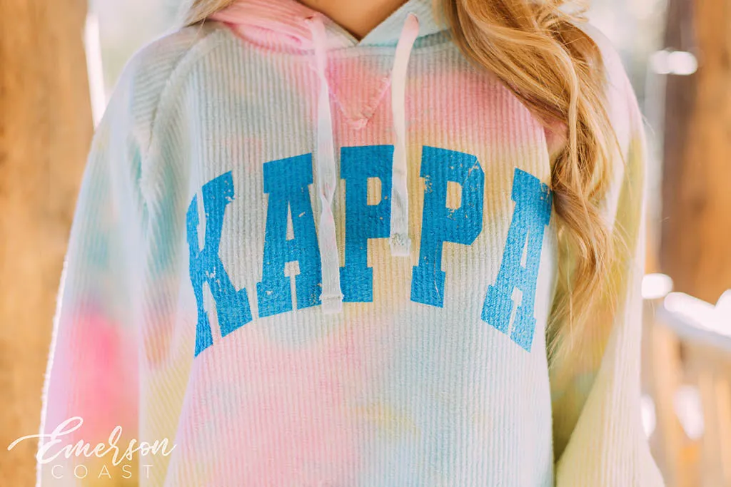 Kappa Tie Dye Corduroy Hoodie