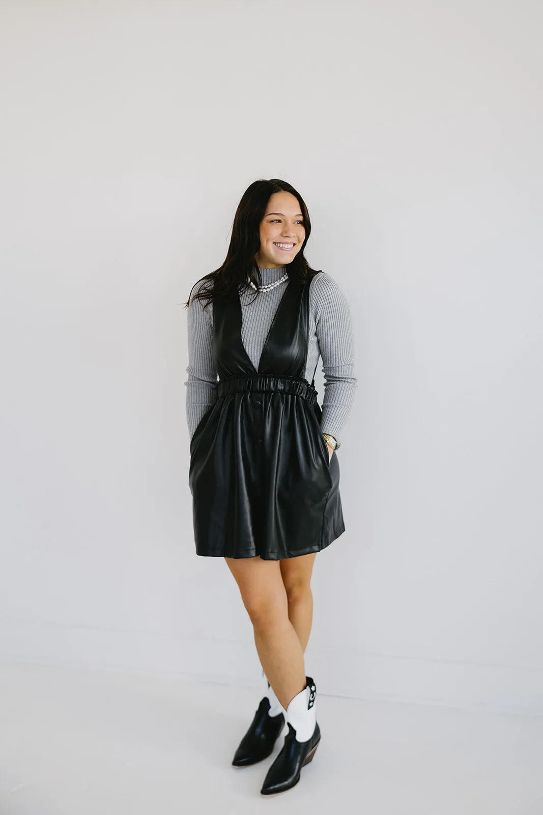 Kara Mini Dress - Black