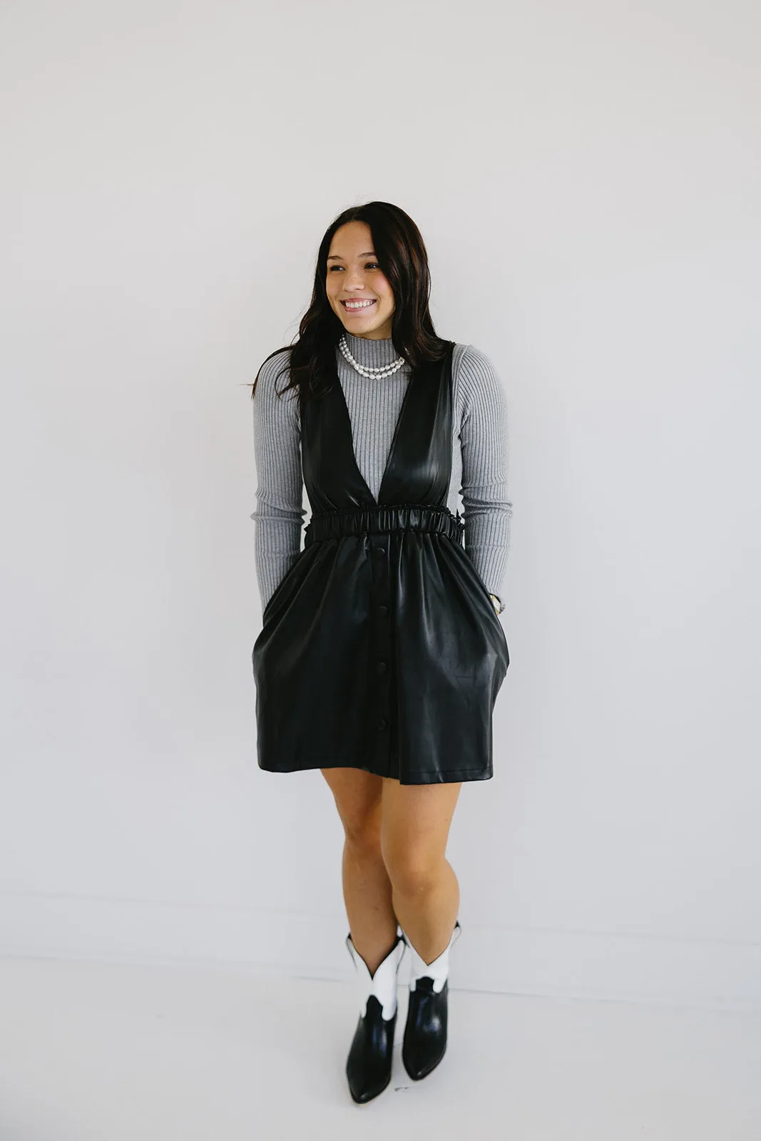 Kara Mini Dress - Black