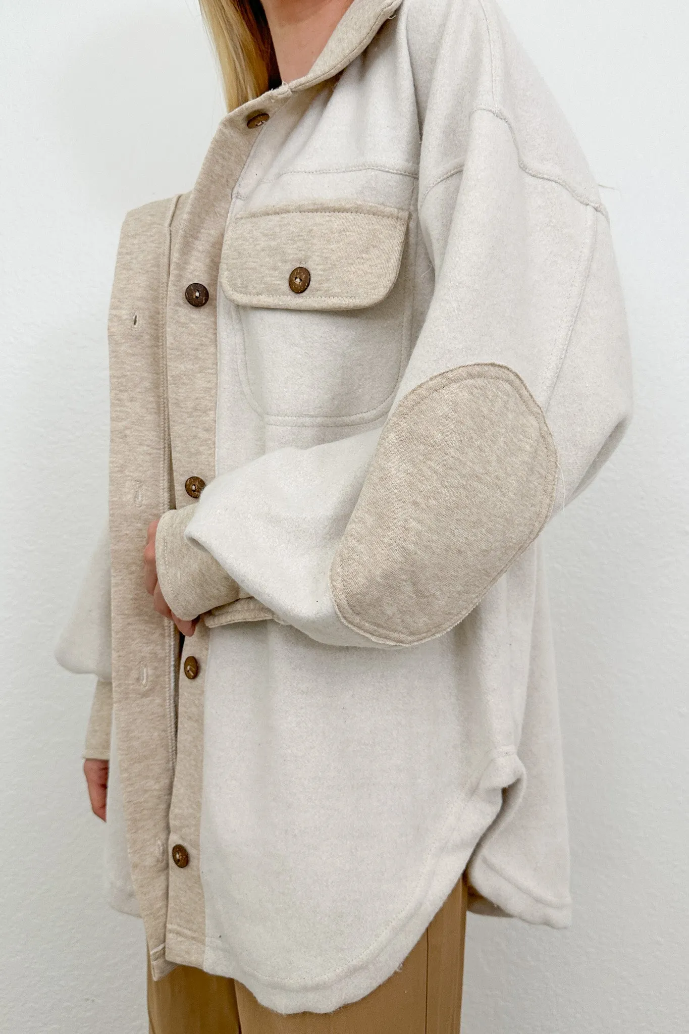 Kenny Oversized Button Down Shacket