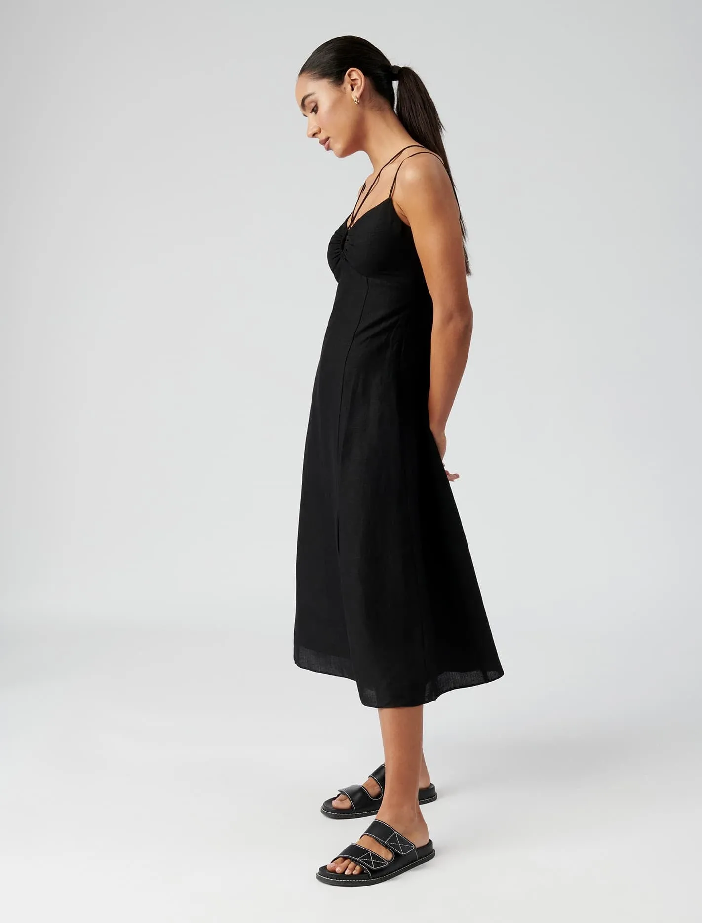 Layla Strappy Midi Dress